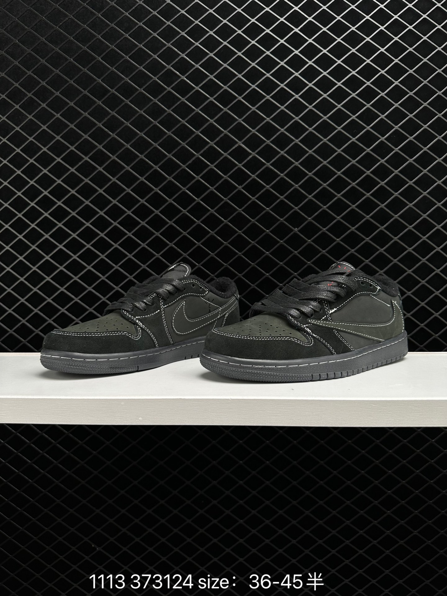 Travis Scott x Air Jordan 1 Low OG “Black Phantom